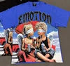 Wholesale Hot Drilling Designer Clothing Short Sleeve High Quality Gothic Printing Pattern Mixed Emotion T-shirts for Men