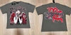 Wholesale Hot Drilling Designer Clothing Short Sleeve High Quality Gothic Printing Pattern Mixed Emotion T-shirts for Men