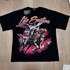 Wholesale Hot Drilling Designer Clothing Short Sleeve High Quality Gothic Printing Pattern Mixed Emotion T-shirts for Men