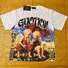Wholesale Hot Drilling Designer Clothing Short Sleeve High Quality Gothic Printing Pattern Mixed Emotion T-shirts for Men