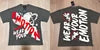 Wholesale Hot Drilling Designer Clothing Short Sleeve High Quality Gothic Printing Pattern Mixed Emotion T-shirts for Men