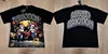 Wholesale Hot Drilling Designer Clothing Short Sleeve High Quality Gothic Printing Pattern Mixed Emotion T-shirts for Men