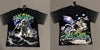 Wholesale Hot Drilling Designer Clothing Short Sleeve High Quality Gothic Printing Pattern Mixed Emotion T-shirts for Men