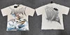 Wholesale Hot Drilling Designer Clothing Short Sleeve High Quality Gothic Printing Pattern Mixed Emotion T-shirts for Men