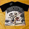 Wholesale Hot Drilling Designer Clothing Short Sleeve High Quality Gothic Printing Pattern Mixed Emotion T-shirts for Men