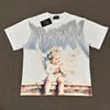 Wholesale Hot Drilling Designer Clothing Short Sleeve High Quality Gothic Printing Pattern Mixed Emotion T-shirts for Men