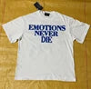 Wholesale Hot Drilling Designer Clothing Short Sleeve High Quality Gothic Printing Pattern Mixed Emotion T-shirts for Men