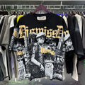 Shinning Bling Diamond Short Sleeve Cropped T-shirt for Men and Women Crew Neck Rhinestone Loose Cotton Summer Tshirts Oversized